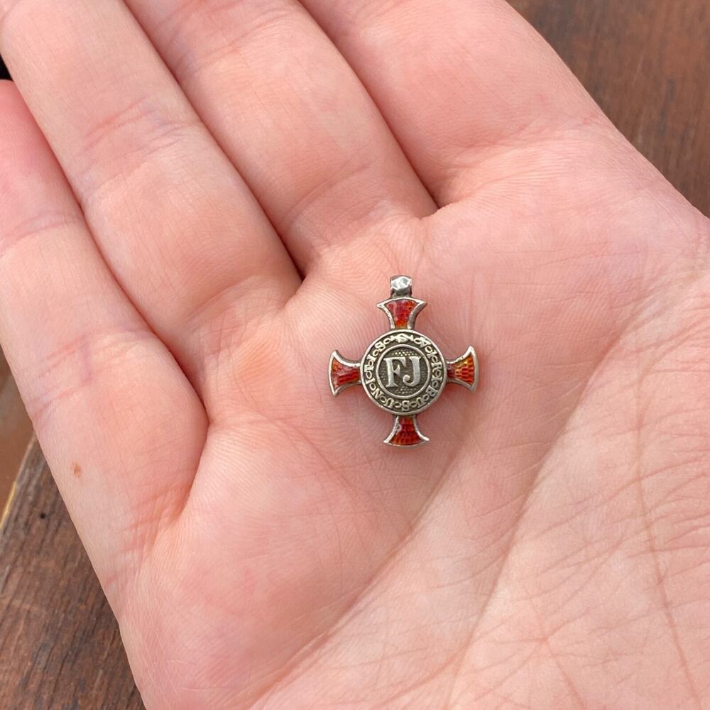 Vintage 1849 Austria-Hungary Empire Merit Cross Franz Joseph Metal of Honor